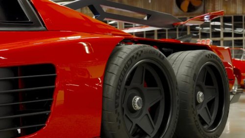 Ferrari, Ferrari Testarossa, Ferrari Testarossa 6x6 Somehow Exists And Just Took Its First Drive