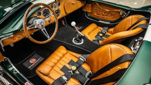 You Can Own This British Racing Green 1965 Shelby Cobra Replica With A Roush-Built 427 Engine
