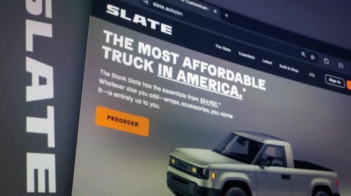 The Slate Truck Is Affordable Because You Have To 'Bring Your Own Tech'