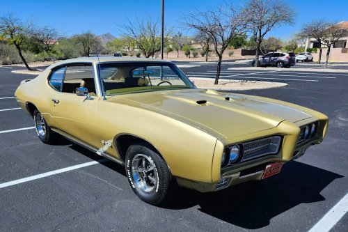 Pontiac, Antique Gold 1969 Pontiac GTO Hardtop Is A Hood-Tach Time Capsule With The Paperwork To Match