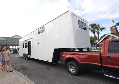 YouTuber Chopped the Roof Off an 8,900-Pound Trailer to Build a Luxury Two-Story Camper