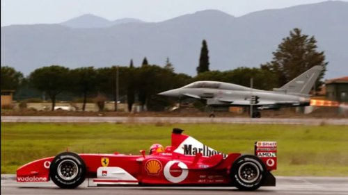 Ferrari, A Ferrari will race an F-35B fighter on an aircraft runway