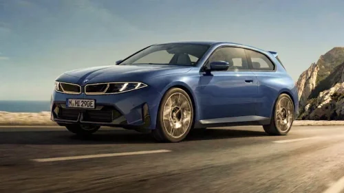 BMW, BMW’s Next Small EV Looks Like A Rear-Drive Hot Hatch