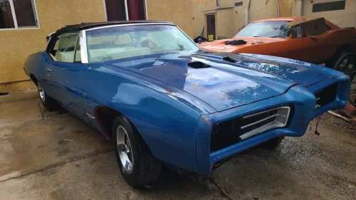 This Rare 1968 Pontiac GTO Convertible 400 HO Is a Restoration Project Worth Saving