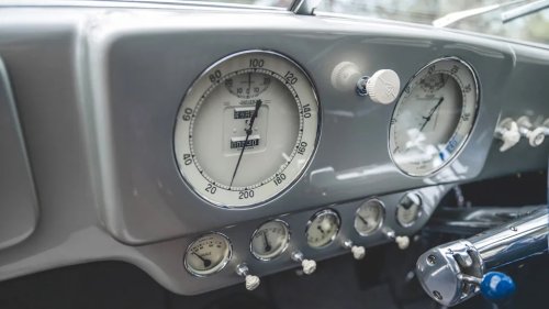 A 1937 Delage D8-120S Aerodynamic Coupe in Photos