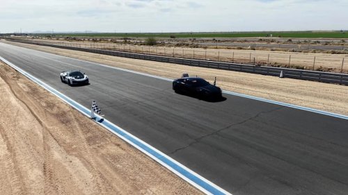 Chevy, Tesla, This is what happens when you race a Chevy Corvette ZR1X against a 'spicy' tuned Tesla Model S Plaid