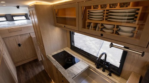 This $1.1 Million Adventure Vehicle Hides a Plush Interior With a Full-Size Kitchen