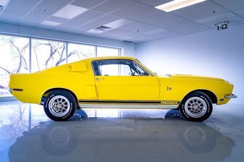 Ford, Ford Mustang, Ford Mustang Shelby GT500, One of 43 1968 Ford Mustang Shelby GT500 KRs in Yellow Has Hit the Market