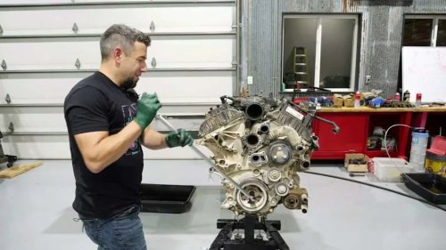 Watch a Missouri YouTuber Tear Down a 2022 F-150 EcoBoost That Hit 180,000 Miles in Four Years, Then Find a Piston Burned Straight Through