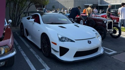 Ferrari, There Were So Many Awesome JDM Cars At Monterey Car Week, And One Of The Rarest Was A Ferrari
