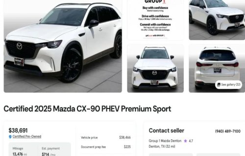 Mazda, Mazda CX-70, Mazda CX-90, SUV, Used Mazda CX-70 And CX-90 PHEVs Are The Affordable Family SUV You Might Have Overlooked
