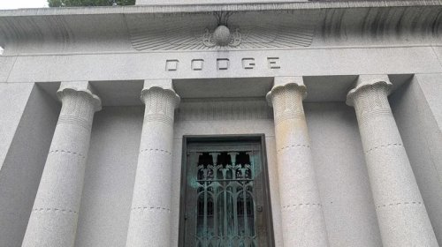 The Dodge Brothers Share An Ornate Egyptian-Inspired Mausoleum As Their Resting Place
