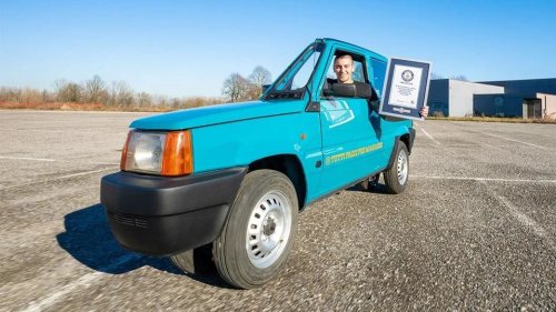 Fiat, Auto Mechanic Turns Fiat Panda Into World’s Narrowest Car