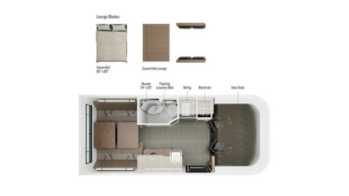 Winnebago’s New 20-Foot Motorhome Packs a Real Bathroom and Sleeps Four