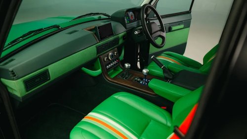 Range Rover, Range Rover Classic, Rover, Lunaz Kermit the Frog-Inspired Range Rover Classic in Photos