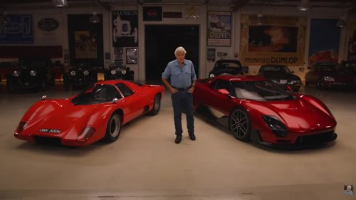 Jay Leno Introduces McLaren's New Manual Supercar To The Car That Inspired It