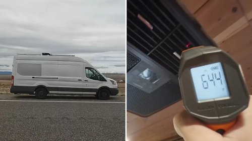 This off-grid van's AC can run 'forever' on solar, and insulation is the secret