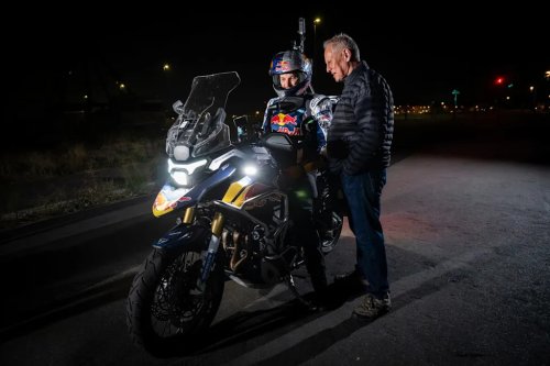 Triumph Rider Attempts Round-the-World Motorcycle Record