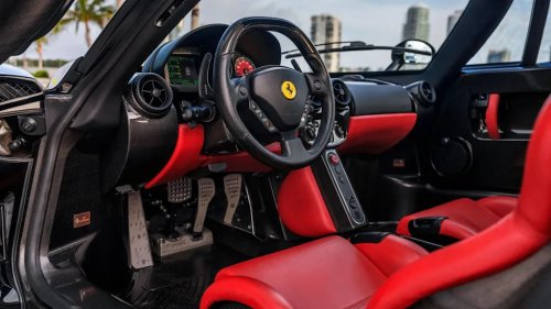 Someone Drove This Rare Black Ferrari Enzo, And It Will Cost Them Millions