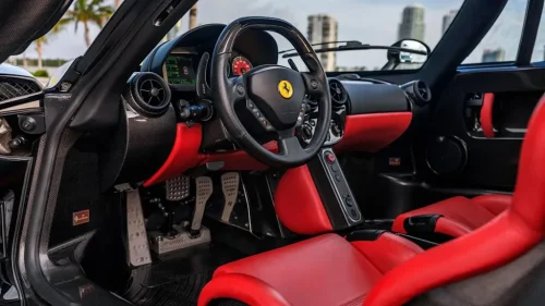 Someone Drove This Rare Black Ferrari Enzo, And It Will Cost Them Millions