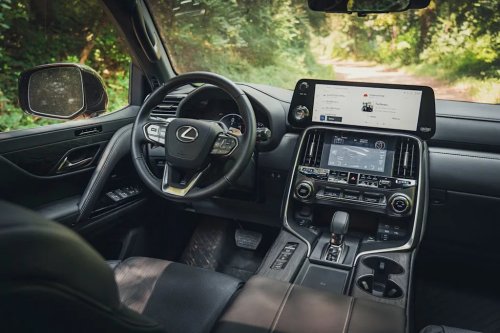 View Interior Photos of the 2026 Lexus LX700h Overtrail