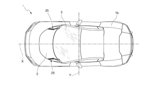 Ferrari, Ferrari's New Patent Shows A Bizarre Place To Store The Luce's Windshield Wipers