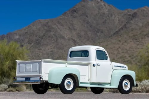 Ford, Restored 1952 Ford F-2 Pickup Heads to Auction With Flathead V8 and Modern Upgrades on Bring a Trailer