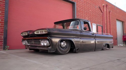 Chevy, Someone Dropped A Supercharged Nelson Racing Engine In An Old Chevy C10 Apache Truck