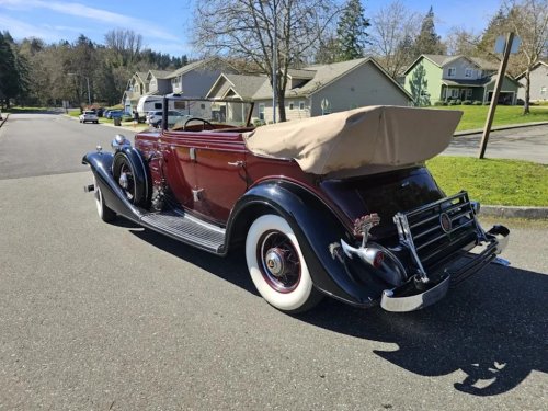 Cadillac, 1933 Cadillac Series 355C Convertible Showcases Prewar Luxury and Craftsmanship at Lucky Collector Car Auctions