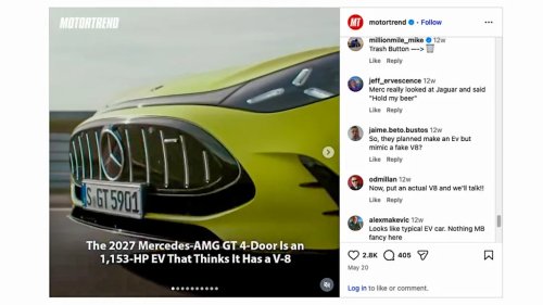 Mercedes-AMG Doesn’t Care That You Hate Its EVs