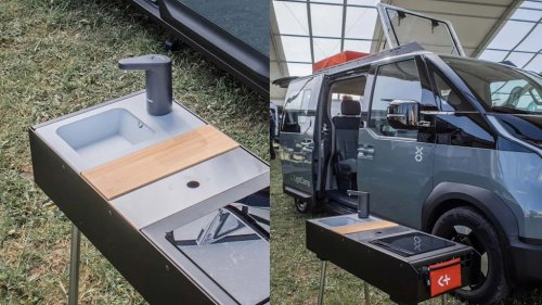 This Tiny Electric Kia Camper Somehow Sleeps Four