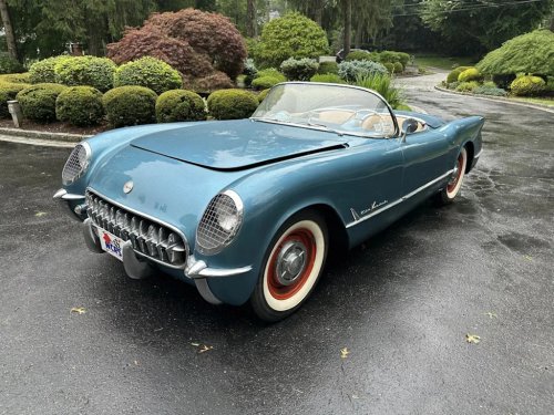 Rare Pennant Blue 1955 Chevrolet Corvette For Sale at Carlisle Auctions