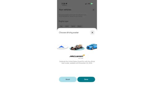 McLaren, Google Maps can now turn your boring driving icon into a McLaren F1 car