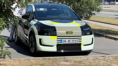 The Reborn Audi A2 Has Been Spotted in a Funky New Livery
