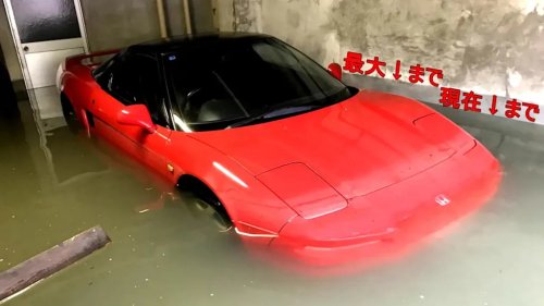 NSX, This High-Mileage NSX Was Flood-Damaged 'Junk' — Still Sold For Serious Money At Auction