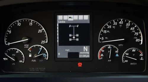 What The 'Power Divider' Switch In A Semi Truck Cab Actually Does To Both Drive Axles