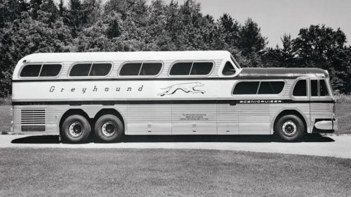 A '54 Greyhound Scenicruiser Bus Is On The Auction Block, And It's No. 001