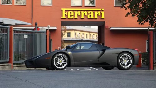 Ferrari Enzo, Ferrari, The Only Matte Black Enzo Ferrari Wasn't a Custom Paint Job — It Was a Two-Decade Head Start