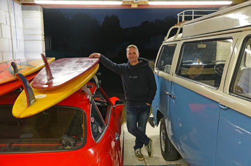 Classic VWs and vintage surfboards are holiday heaven