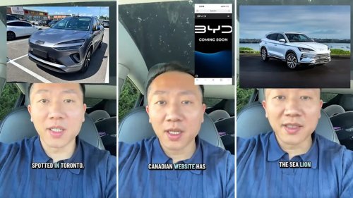 BYD, BYD spotted road-testing in Canada as buzz grows over Chinese EV brand's arrival