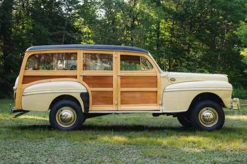 This Jacked-Up 1948 Mercury Woody Wagon Had Four-Wheel Drive Before It Was Cool