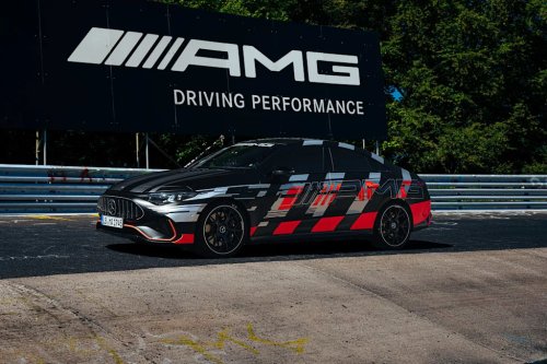 Mercedes-AMG’s 671-HP EV Just Beat a 1,000-HP Tesla at the Nürburgring