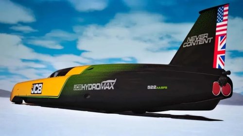 The Hydrogen Jcb Hydromax Has Broken a Bonneville Record Before Its Sanctioned Fia Attempt
