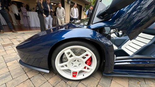 This modernized Lamborghini has less tech, and that's the point