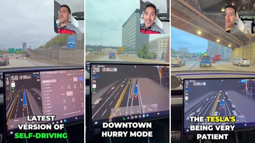 Tesla's FSD 14.3.10 hits downtown rush hour, and 'hurry mode' stays surprisingly patient