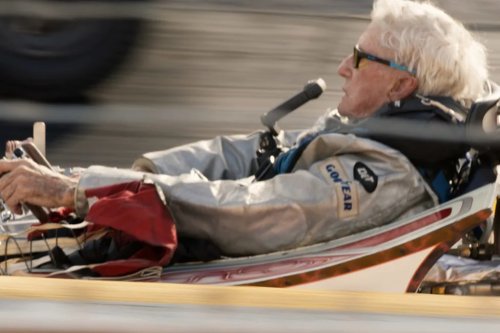 You're Never Too Old to Drive a 200-mph Rocket Go-Kart