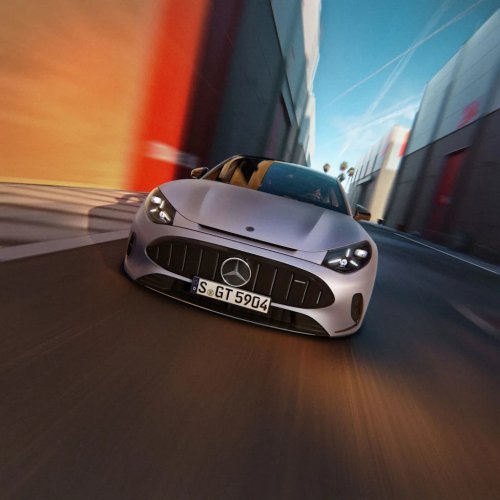 The New Mercedes-AMG GT53 4-Door Coupe Is the Less Wild, 536-HP Version of AMG’s Electric Sedan