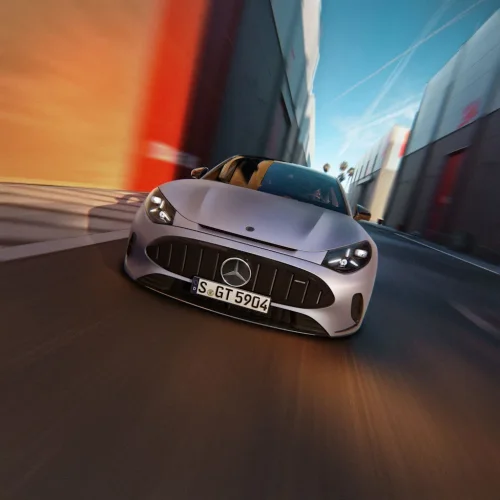 The New Mercedes-AMG GT53 4-Door Coupe Is the Less Wild, 536-HP Version of AMG’s Electric Sedan