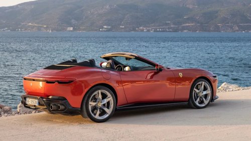 The Ferrari Amalfi Spider in Photos