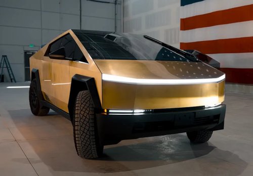 YouTuber Turns a Tesla Cybertruck Into 24K Solid Gold—And It Cost a Fortune